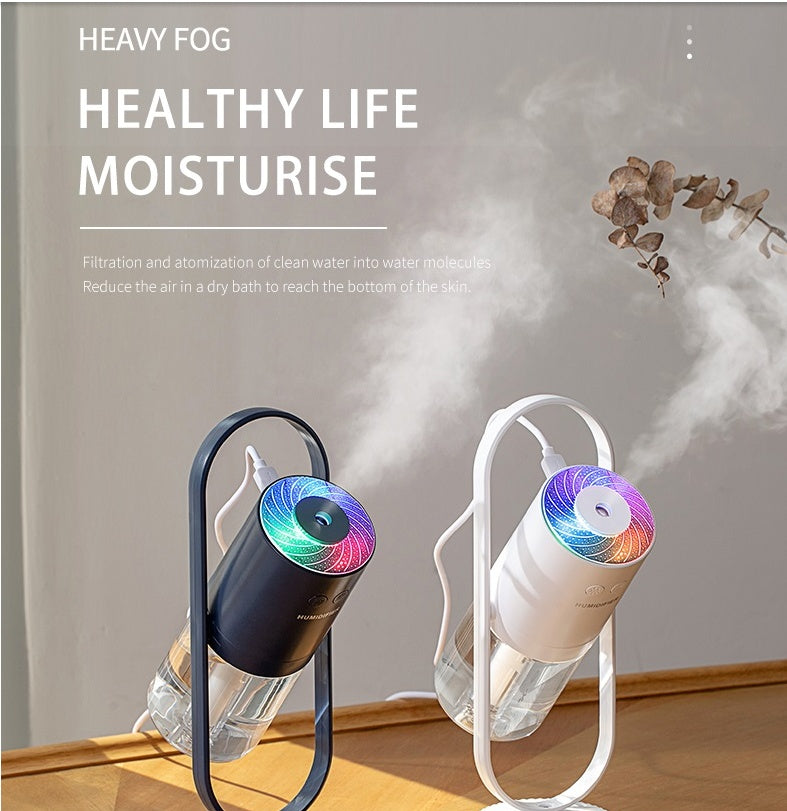✨ “AuraMist™ – Magic Shadow USB Humidifier & Night Light”