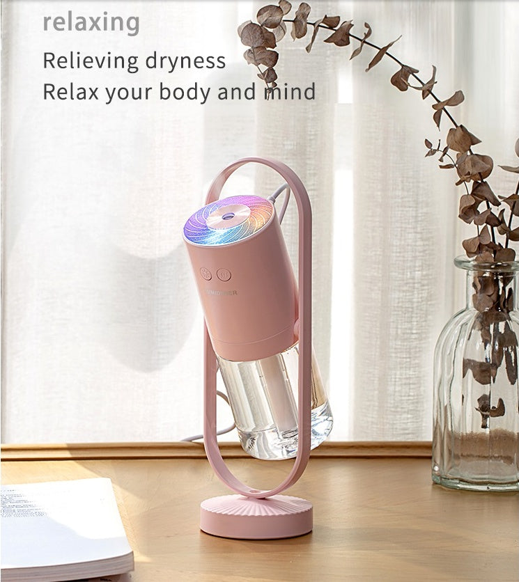 ✨ “AuraMist™ – Magic Shadow USB Humidifier & Night Light”