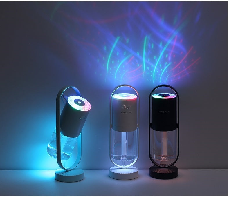 ✨ “AuraMist™ – Magic Shadow USB Humidifier & Night Light”