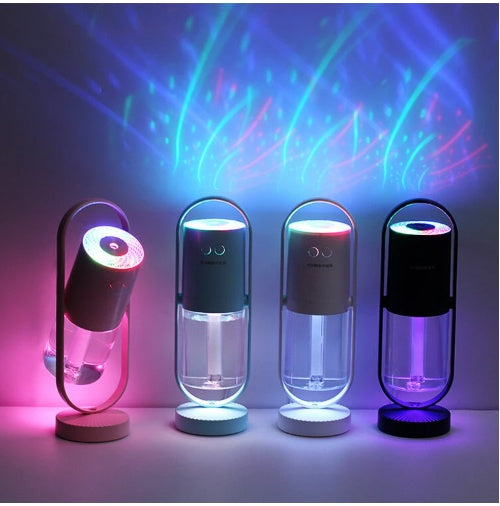 ✨ “AuraMist™ – Magic Shadow USB Humidifier & Night Light”