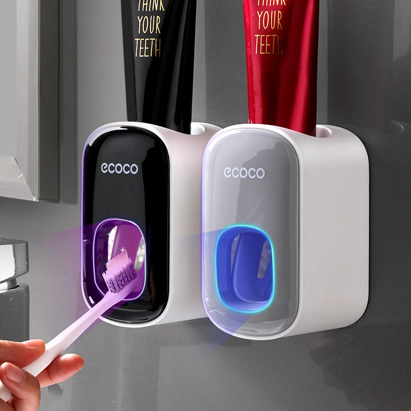 ✨ “FreshFlow™ – Wall-Mounted Automatic Toothpaste Dispenser Set”