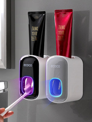 ✨ “FreshFlow™ – Wall-Mounted Automatic Toothpaste Dispenser Set”