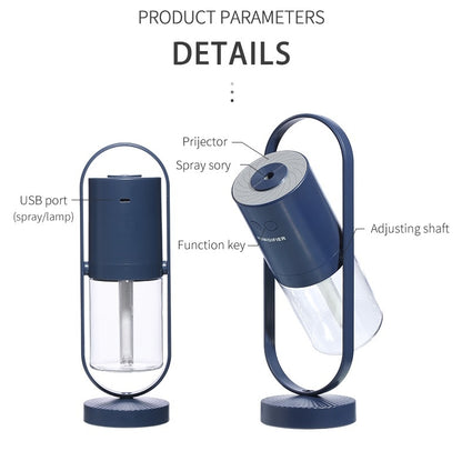 ✨ “AuraMist™ – Magic Shadow USB Humidifier & Night Light”