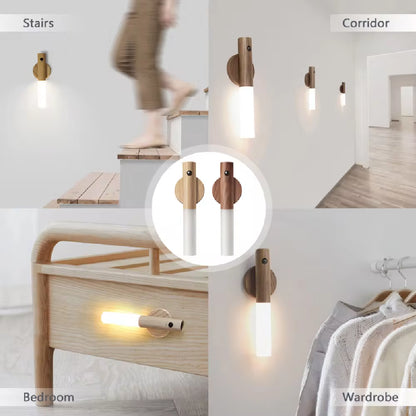 LED USB Rechargeable Magnetic Wall Lamp for Kitchen, Cabinet, Closet, Staircase, Bedroom, and Tabletop Lighting