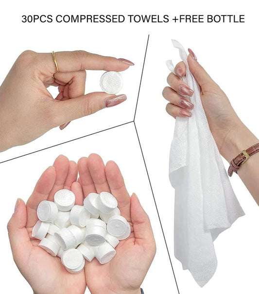Just Add Water & BOOM! Compressed Towels - Magic for a Refreshing Bath Experience - Body Care & Comfort Skin Care Body Care